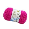 thumbnail image 3 of Hilo de algodón de leche de 50 g, grueso, tejido a mano, para tejer a ganchillo, cálido, para suéteres, sombreros, bufandas, bricolaje (rosa), 3 of 4