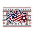 thumbnail image 2 of Deeceymbur Patriotic Independence Day Carpet Flag Rug Bathroom Mat Coffee Table Mat Entrance Door Mat Polyester Non-Slip, 2 of 6