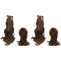 HOMEMAXS 2pcs Ponytail Extension Long Ponytail Extension Hair Extensions Ponytail Drawstring Ponytail Fake Curly Ponytail