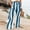 Blue, variant on Ayfxijin Pants for Women Casual Comfortable Printing Pockets Elastic Waist Straight Loose Pants