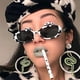 thumbnail image 5 of 2 pares de gafas de sol elegantes para fiestas, gafas creativas y de moda., 5 of 5