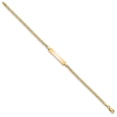 thumbnail image 3 of Auriga Fine Jewelry 14K Yellow Gold Semi-Solid Anchor Link Id Bracelet 7 inch for Women, 3 of 6