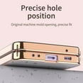 thumbnail image 4 of SaniMore for Samsung Galaxy Z Flip 4 6.7" Case, Plating Mirror 2 in 1 Folding Design for Women Girls Hard PC Ultra-Thin Lightweight Shockproof Protective Cover for Samsung Z Flip 4, Rosegold, 4 of 8