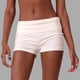 thumbnail image 2 of Leggings de cintura baja y doblez para mujer: pantalones cortos ajustados de color liso con tejido de poliéster, adecuados para el verano, el uso informal y el uso diario., 2 of 5