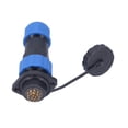 thumbnail image 3 of Waterproof Plug Socket, SP20 High Temperature Resistant Threaded Connection  Insulation Industrial Connector Adapter  For Electronic Equipments 8 Pin,9 Pin,10 Pin,12 Pin,14 Pin, 3 of 8