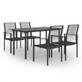thumbnail image 2 of vidaXL Patio Dining Set Garden Outdoor Table and Chair Furniture 5/7 Piece, 2 of 6