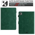 thumbnail image 4 of Dteck Case for 2024 iPad Pro 11 Inch, Premium PU Leather Card Slots Adjustable Stand Cover with Auto Sleep/Wake Feature Protective Case for iPad Pro 11 Inch 5th Generation (M4) 2024, Green, 4 of 5