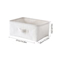thumbnail image 3 of Fmbmuo Foldable Storage Basket With Handle , Storage Containers For Clothes Diamond Art Storage For Wardrobe Shelf Nursery Bedroom Living Room, 3 of 6