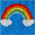 thumbnail image 1 of Kit de tejido con gancho para alfombra infantil | Arcoíris, 1 of 6