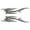 Black, variant on SPRING PARK Flame Stripes Auto Car-Styling Vehicle Body 2 Side Decals Stickers Decoration