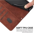 thumbnail image 5 of Case for Motorola Moto Edge 50 Ultra 5g Card Insertion Side Buckle Shockproof Flip Cover Full Protection Pu Leather, 5 of 5