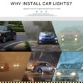 thumbnail image 4 of 2 Piezas LED DRL Coche Luz De Circulación Diurna Flexible Impermeable Tira Faros Delanteros Blanco Señal De Giro Luces De Flujo Amarillo Freno 12v, 4 of 4