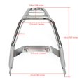 thumbnail image 4 of Rear Rack Chrome Luggage Carrier Fit for Honda Z125 Monkey 125 2018-2022 New, 4 of 13