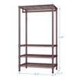 thumbnail image 6 of VIPEK V1S Wire Garment Rack Heavy Duty Clothes Rack , Max Load 500LBS, Bronze, 6 of 8