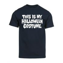 Mens This Is My Halloween Costume Short-Sleeve T-Shirt - Navy - X-Large