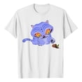 thumbnail image 1 of Women's pop singer Casual Cotton demon Print TOP,T-Shirts Short-Sleeved Shirts Pure Cotton Printed Boys And Girls Casual Comfortable For Home And Outdoor Activities Wear XL, 1 of 3