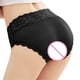 thumbnail image 3 of Gibobby Verano calzoncillos adelgazantes Cintura media para mujer, malla ultrafina, Sexy, bordado en caliente, bordado en la espalda, pantalones triangulares vacíos, tocado(Negro， S), 3 of 4