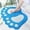 Blue, variant on Heeneeso FT24 Non Slip Bath Toilet Mat Shower Rugs Absorbent Doormat Floor Mat