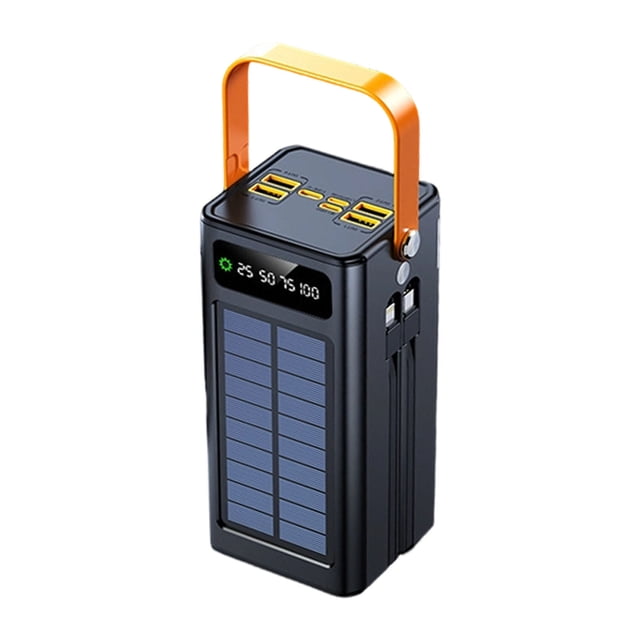 Bloc-batterie Solaire 50 mAh Chargeur Externe Portable Protection Multiple Léger Robuste pour Randonnée Sac à Dos Camping Plein Air Voyage