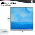 thumbnail image 4 of Stupell Industries Rustic Lodge A Perfect Day Seascape Gray Framed Giclee Art, 12 x 12, by Lynn Ericson Fine Art, 4 of 8