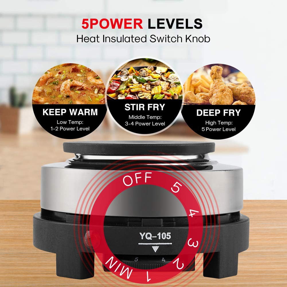 Mini Stove. Portable 500w Electric Mini Stove Hot Plate Multifunction Home Heater (Us Plug 110v), Suitable For Soup And Porridge, Hot Pot