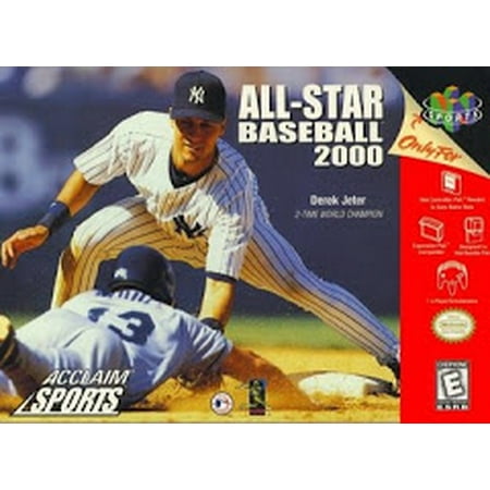 All-Star Baseball 2000 - N64 (Refurbished) (Best N64 Baseball Game)