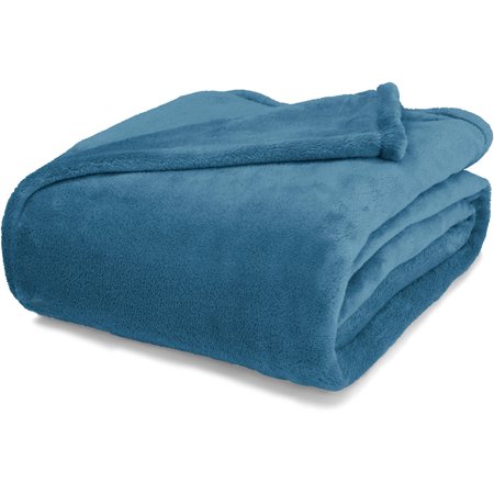 Mainstays Ms Dk Teal Kg Blanket - Walmart.com