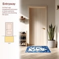 thumbnail image 3 of ODIKA 4'x6' Machine Washable Non-Slip Area Rug, Sophisticated Toned Lattice Style High Traffic Rug, Blue, 29166, 3 of 7