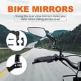 thumbnail image 4 of WLOELOEW Bike Mirror Model C For Clear Rear Visibility While Riding Durable For Outdoor Use Easy To Install On Handlebars Plastic Material Cycling Accessory C, 4 of 6