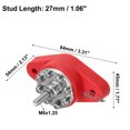 thumbnail image 3 of Unique Bargains 1 Pcs 1/4' Power Distribution Block 8 Point Bus Bar for Boat Car Marine Plastic Metal Red, 3 of 6