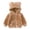 Khaki, variant on Esaierr 9M-6Y Toddler Girls Boys Fleece Hooded Jacket for Newborn Warm Winter Outerwear Coat Pockets Long-Sleeved Zip Ear Cute Jackets