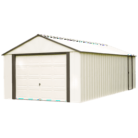 Imperial Metal Garage In Brown 12 Ft L X 26 Ft W Walmart Com