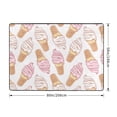 thumbnail image 2 of Area Rugs For Living Room Decor - Pink White Ice Cream Print Soft Anti Slip Throw Washable Rugs 5x7 For Bedroom, Indoor Carpet For Bedroom Living Room 80x58In, 2 of 7