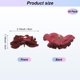 thumbnail image 3 of Uxcell 20-Pack Cabezas de Peonías Artificiales, Cabeza de Rosa de Seda Falsa para Bodas/Ramo/Pared de Flores/Artesanías DIY [8cm, Rojo], 3 of 7