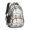 Police and Megaphone, variant on Police and Star White Pattern Cute School Backpack Bag with Padded Back and Adjustable Shoulder Straps 16.9 X 12.6 X 5.9 Inches