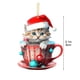 thumbnail image 3 of 1 Adorno Navideño para Árbol de Navidad 2024, Acrílico, para Colgar En El Árbol, Fiestas, Coches, Decoración Del Hogar., 3 of 7