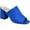 Blue, variant on Womens Adelaide Peep Toe Slip On Block Heel Sandals, Widths Available