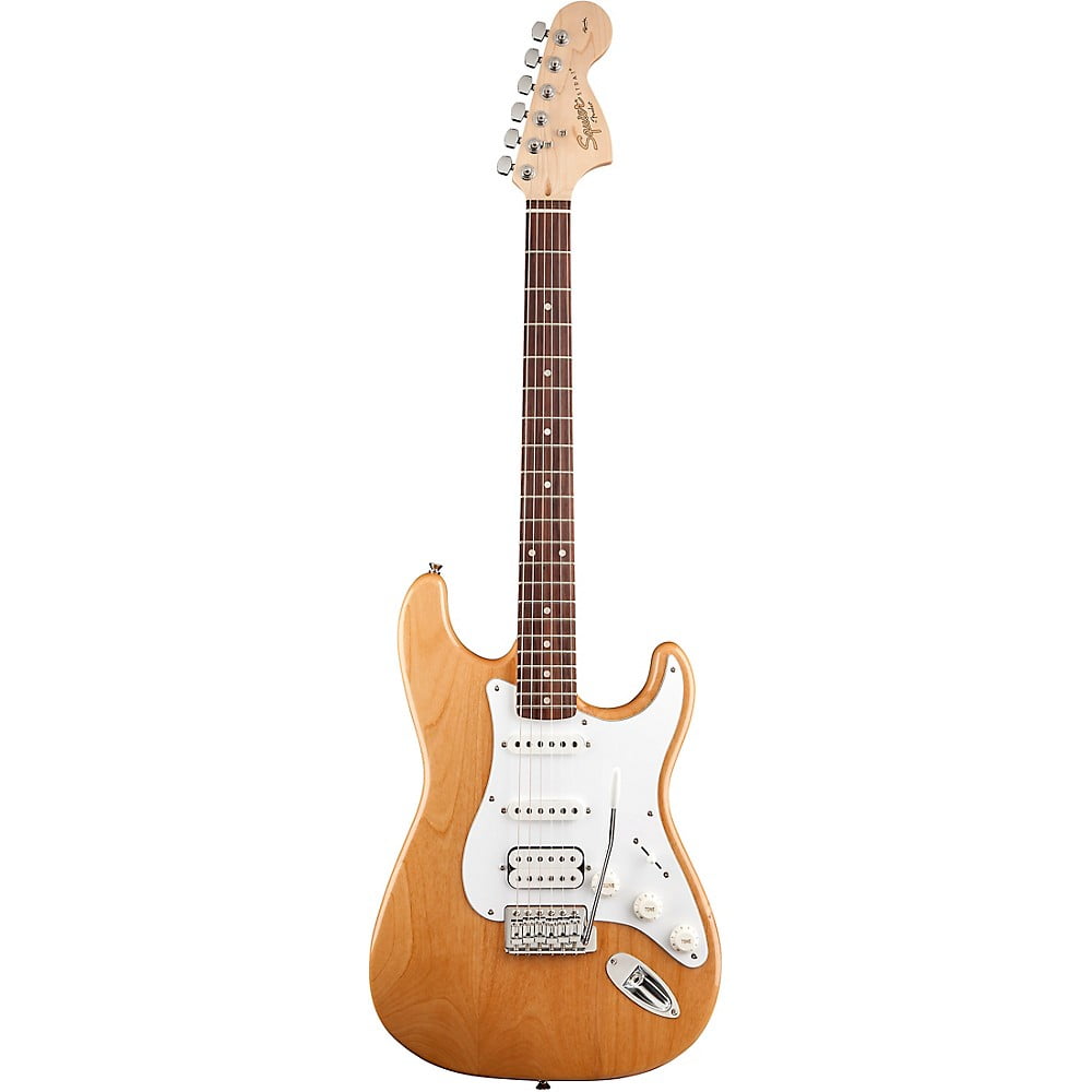 Squier affinity stratocaster hss outlet limited edition electric guitar natural