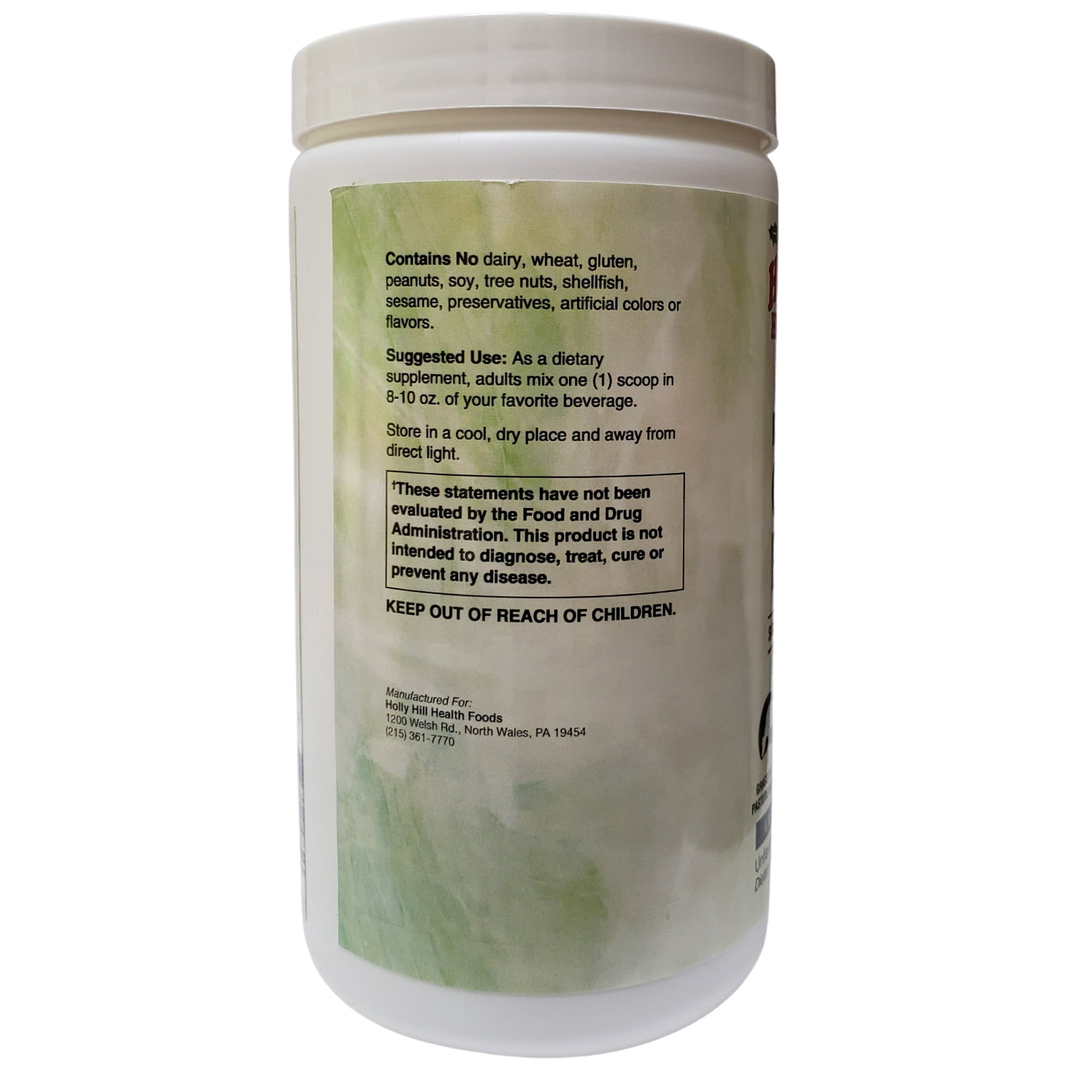 Holly Hill Health Foods Multi-Source Collagen Peptides Powder, Unflavored, 8.68 Ounces