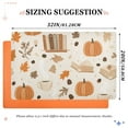 thumbnail image 6 of Yayeee Doormat for Indoor Entrance 32" x 20" Non Slippery Floor Rug, Orange Fall Pumpkin, 6 of 8