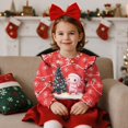 thumbnail image 2 of Garronmavis Christmas Axolotls Toddler Girl Sweatshirt Lightweight Long Sleeve Pullover Crewneck Tops Shirts Stylish Pullover Drop Shoulder Sweater Top Lightweight for Girls Aged 7-8, 2 of 7