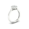 thumbnail image 2 of 1/3Ct TDW Diamond 10K White Gold Single Stone Halo Engagement Ring (I-J, I2), 2 of 5