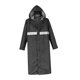 thumbnail image 2 of Chubasquero Yinane Largo con Capucha Poncho de Lluvia Ligero de Seguridad Negro, 2 of 8