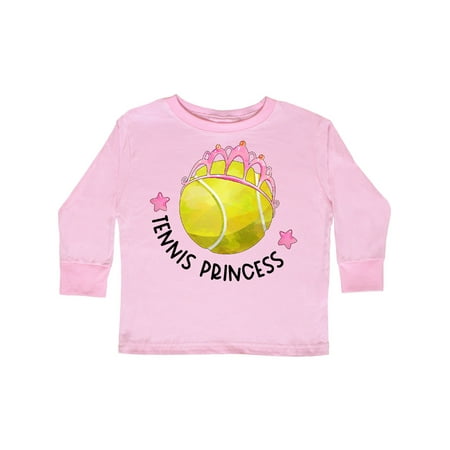 

Inktastic Tennis Princess- Tiara Gift Toddler Toddler Girl Long Sleeve T-Shirt