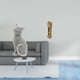 thumbnail image 2 of Estatua de gato, figura de escritorio, miniatura, casa de muñecas, reloj de suelo, juguete de simulación, material de resina creativo, adecuado para r, 2 of 8