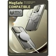thumbnail image 4 of i-Blason Shield Mag for iPhone 15 Pro Max Case 6.7" with Camera Cover Stand, Compatible with MagSafe Clear Full-Body Shockproof Rugged Bumper Protective Case with Built-in Screen Protector (TiGray), 4 of 9