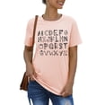 thumbnail image 2 of LAZYCHILD Teacher Shirt Women Teaching Tshirt Alphabet Graphic Tee Tops Kindergarten Teachers Gift T-Shirt, 2 of 6