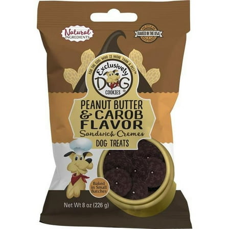 8 oz Exclusively Dog Sandwich Creme Cookies