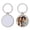 Circle, variant on Custom Keychain With Picture - Personalized Engraving Photo Text Keychains, For Women Men, Anniversary Valentine's Day Gifts (Circle)