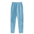 thumbnail image 4 of purcolt Women's Cotton Sweatpants Straight Leg Casual Comfy Yoga Lounge Pants Open Bottom Joggers Pants with Pockets, 4 of 5